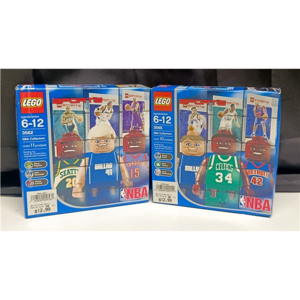 Lego- 2 Sets- Steve Nash, Pierce, Stackhouse, Vince Carter, Payton