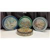 Image 1 : (3) Currier & Ives Tins, (1) Peek Frean Tin