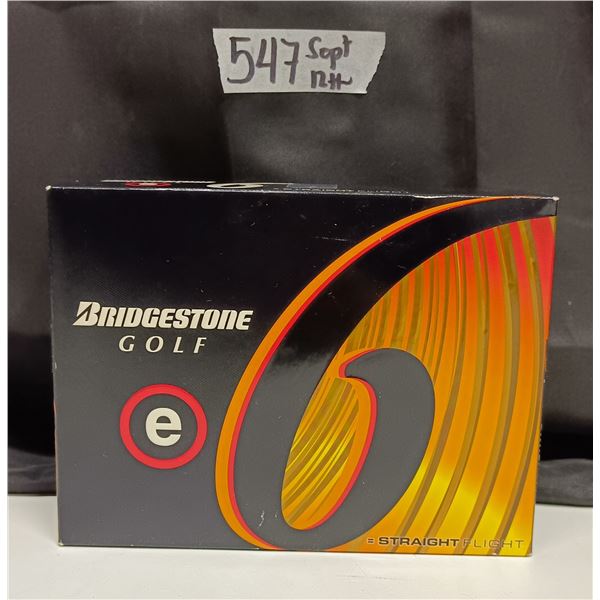 One Dozen Bridgestone Golf Balls – NIB