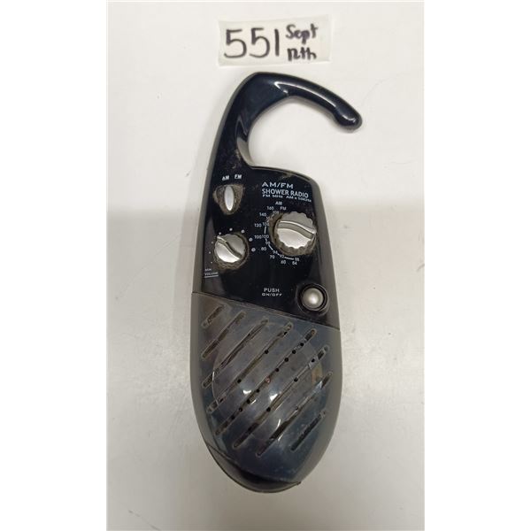 AM/FM Shower Radio