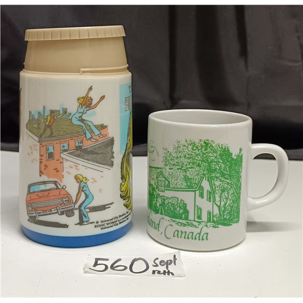Ann of Green Gables Mug, The Bionic Woman Thermos