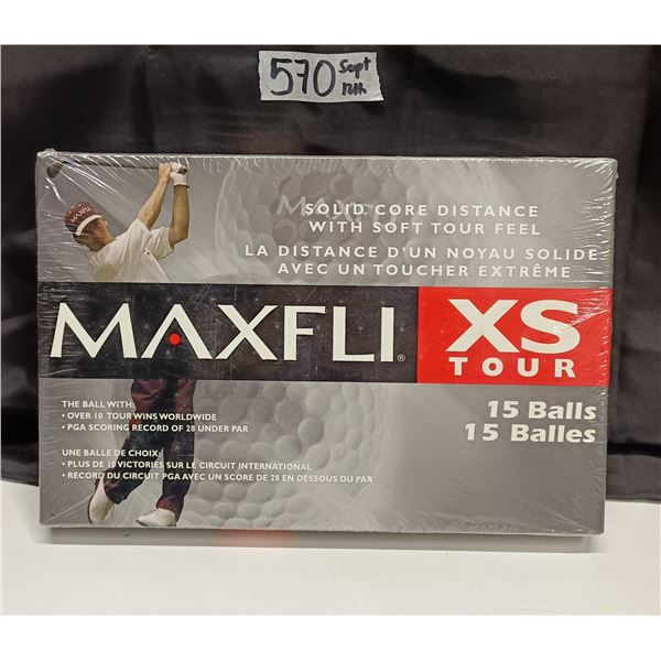 (15) Maxfli XS Tour Golf Balls – NIB