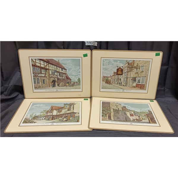 (4) Solid Placemats (Made in England)