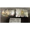 Image 1 : (2) Horse Belt Buckles