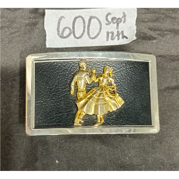 Belt Buckle w/ Square Dance Couple