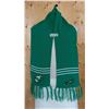 Image 1 : Vintage Sask Roughrider Green Scarf