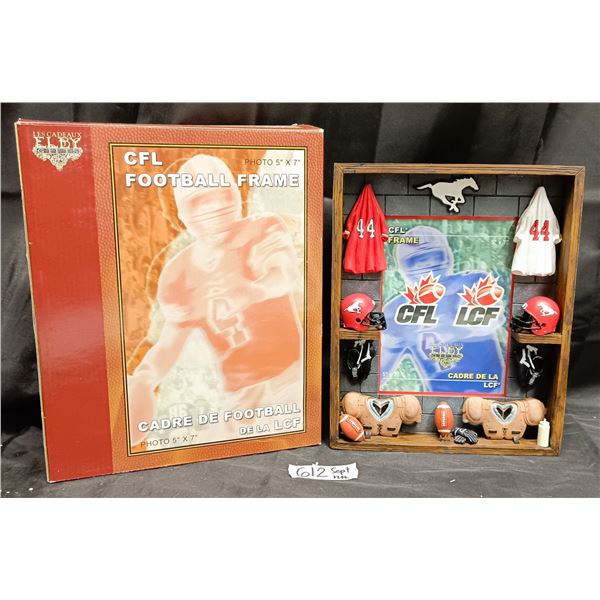 CFL Calgary Stampeders Football Frame (ELBY)