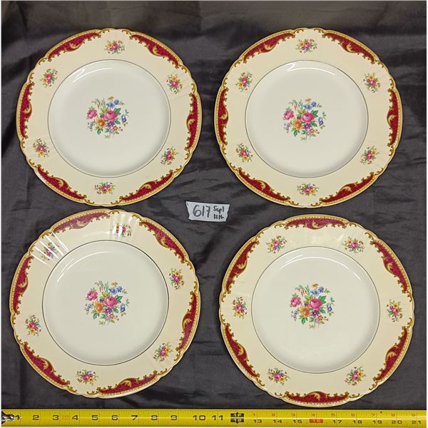 Set of (4) Plates – Myott Son & Co (Made in England)