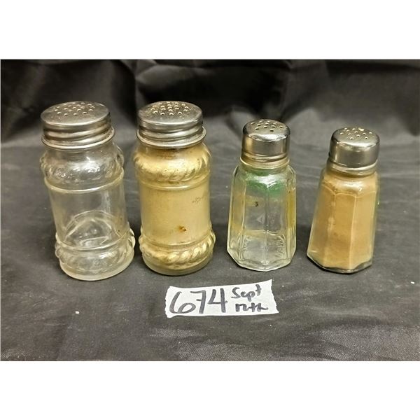 (2) Sets of Salt & Pepper Shakers