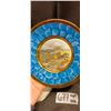 Image 7 : (2) Chokin Art Plates – Gold Trim