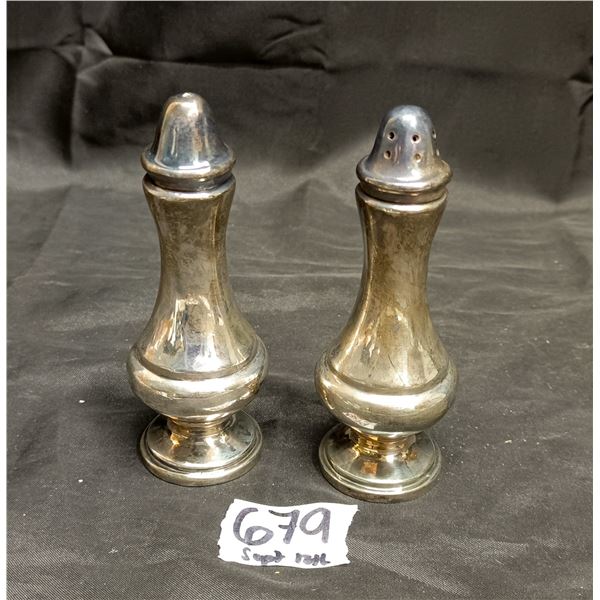 Silver Plate Salt & Pepper Shaker