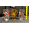 Image 2 : (3) Vintage Coca-Cola Glasses