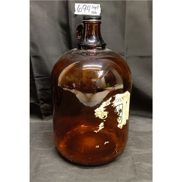 Vintage Brown Glass Jug