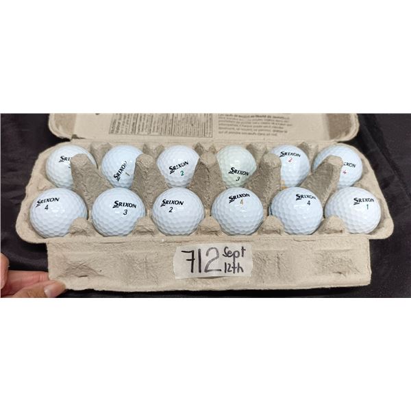 One Dozen Srixon Golf Balls