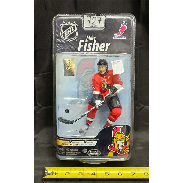 McFarlane NHL Sports Picks Series 26 Figure – Mike Fisher (Senators).  Collector Level Silv