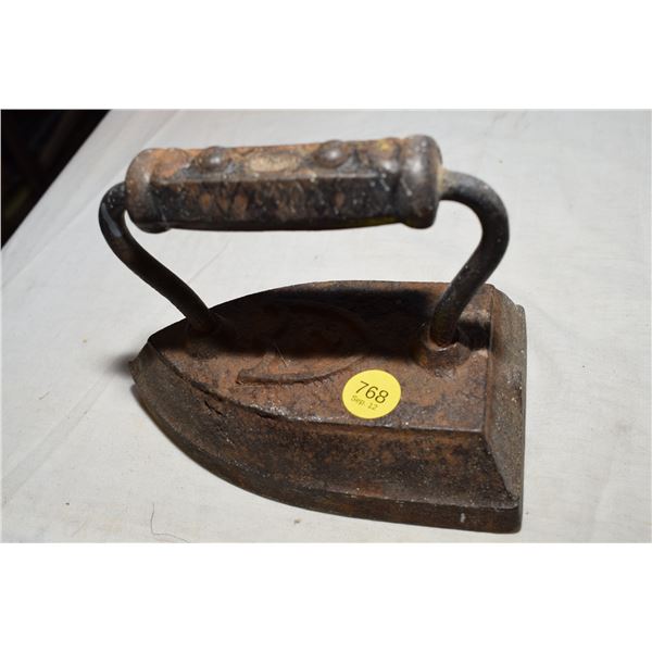 Antique Cast Iron #7 Sad Iron
