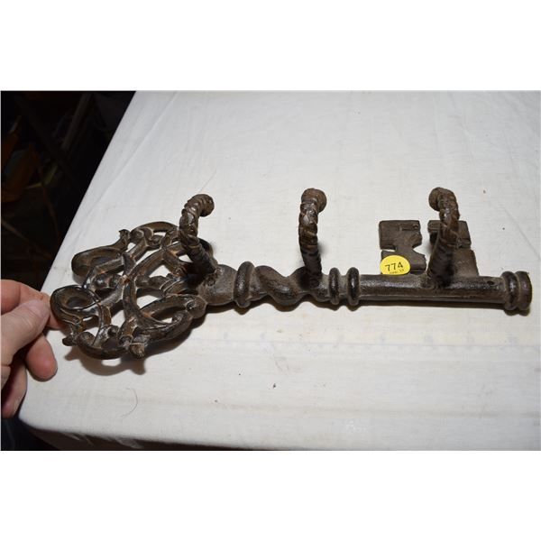 Cast Iron Key Coat Rack