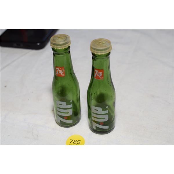 7-up Salt & Pepper Shakers