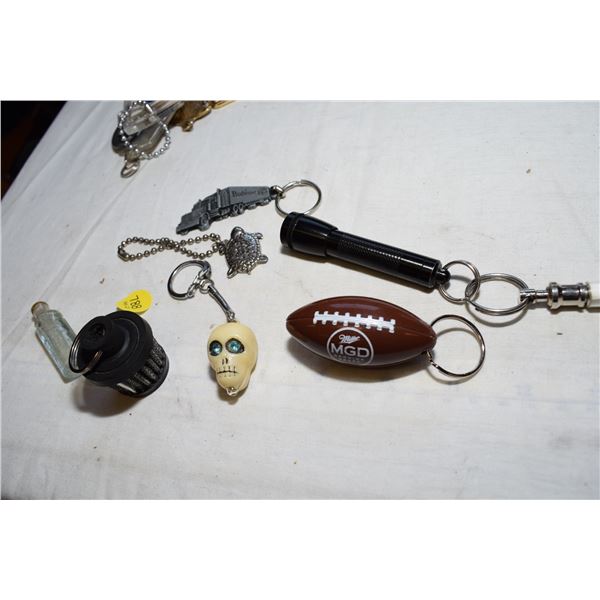 Assorted Keychain Lot