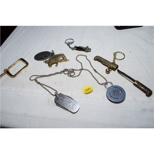 Asst. Keychain Lot inc. Uranium City etc.