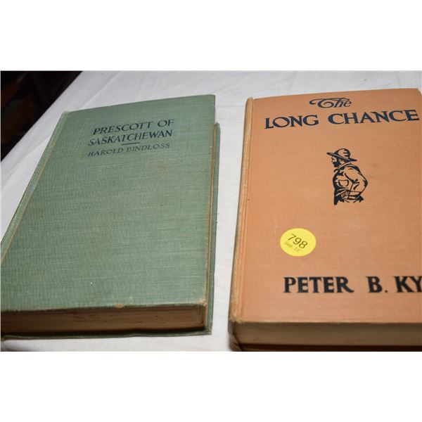 “Prescott of Saskatchewan” & “The Long Chance” Books