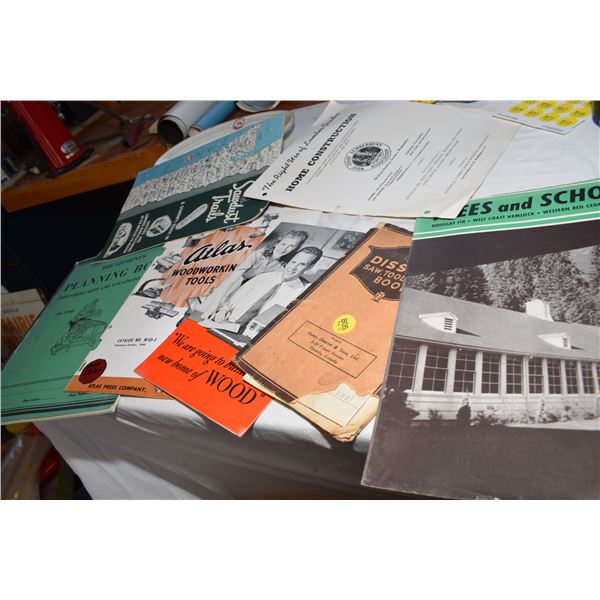 Vintage Woodworking Papers Lot