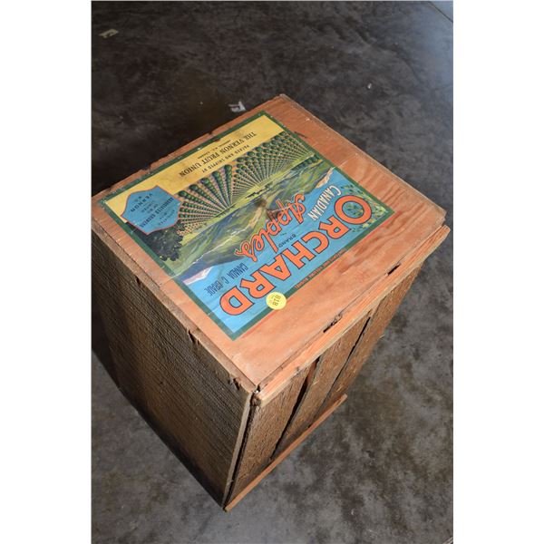 Wooden Orange Crate