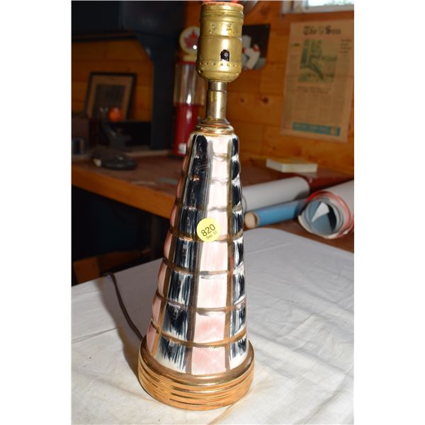 Mid-Century Atomic Pottery Lamp