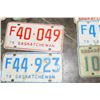 Image 4 : Saskatchewan License Plates inc. (4) Matching Sets