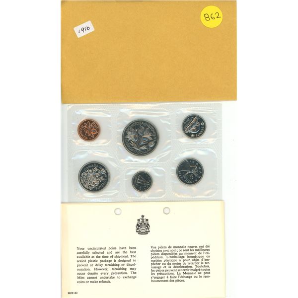 1970 Canada Proof Like Uncirculated Coin Set.