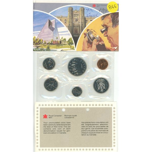 1984 Canada Proof Like Uncirculated Coin Set.