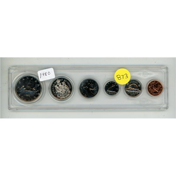 1980 Canada Proof Like Coin Set.