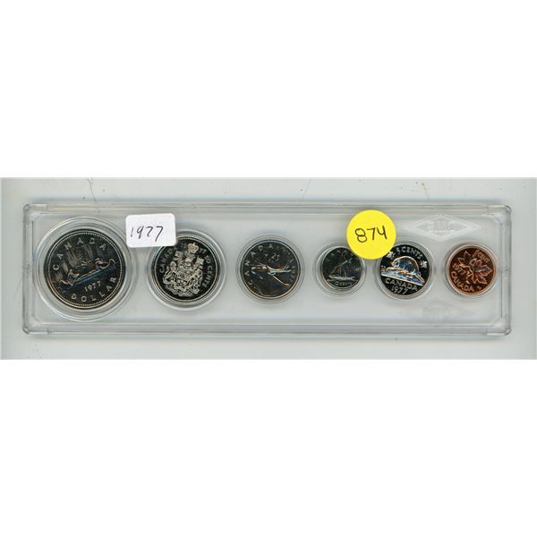 1977 Canada Proof Like Coin Set.