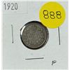 Image 1 : 1920 Canada Silver 10 Cents.