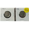 Image 1 : 1937 and 1923 U.S.A. Five Cents.