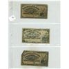 Image 1 : (3) 1900 Dominion of Canada 25 Cents Shinplasters.