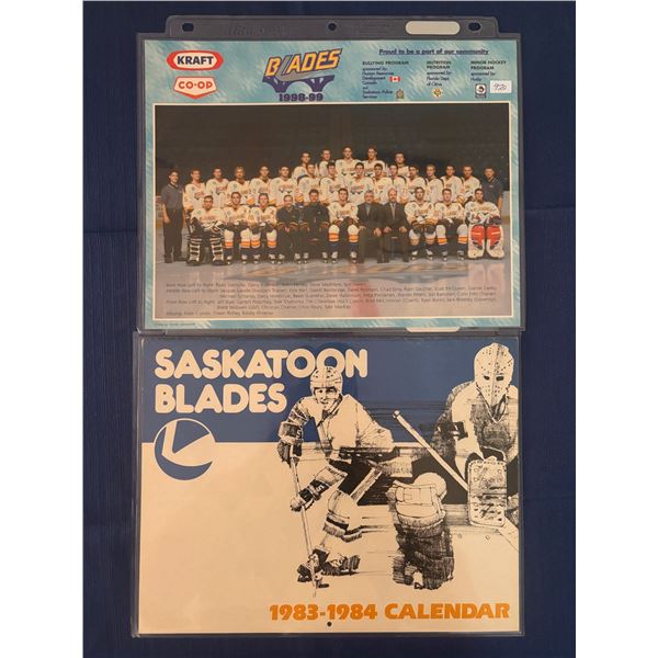 Vintage Sasktoon Blades Calendar