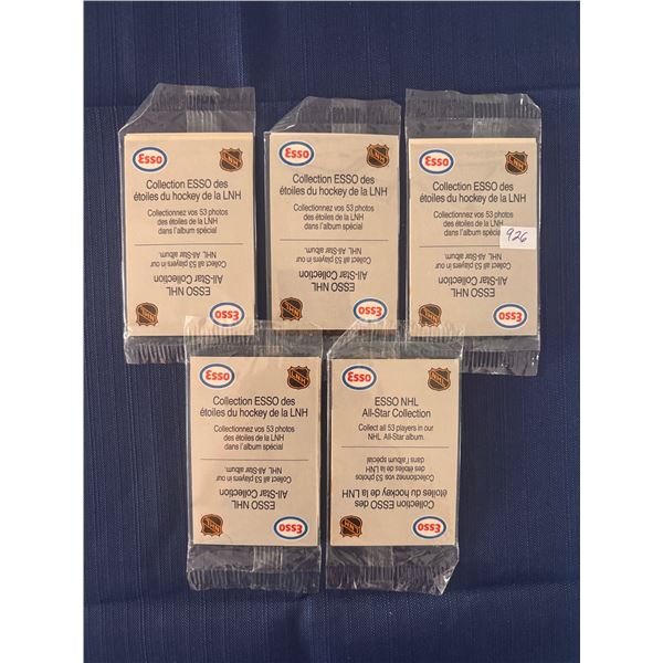 Esso All-Star Collection Hockey Cards (5 Unopened Packs)