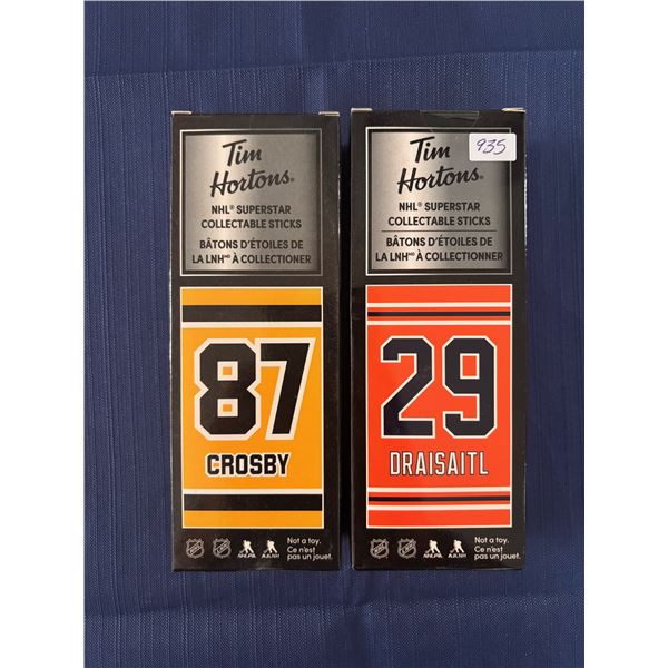 Sidney Crosby / Leon Draisatl - Tim Horton's Mini Sticks
