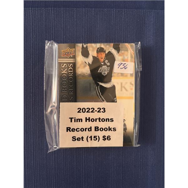 Tim Horton's Record Books Insert Set - 2022-23