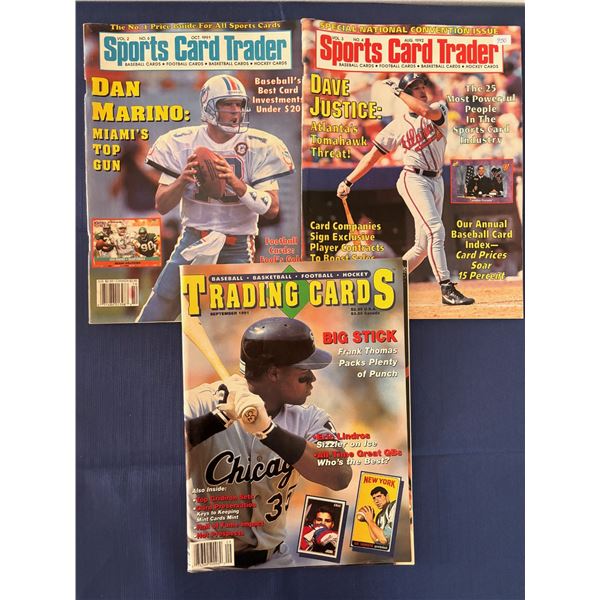 Sportscard Trader Magazines (3)
