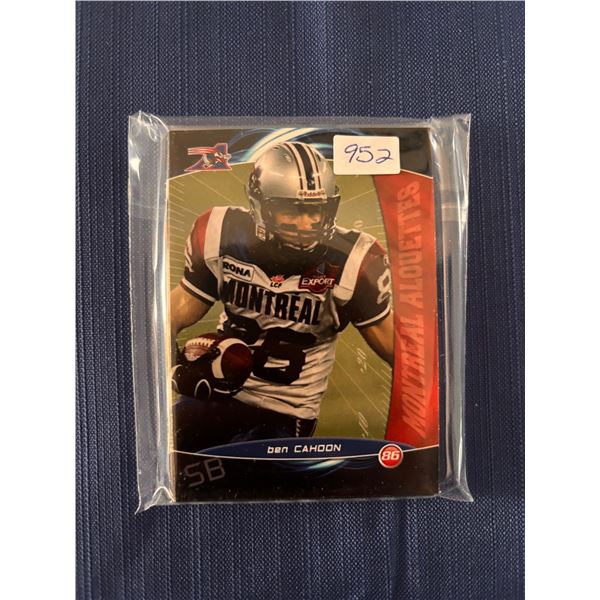Montreal Alouettes - Upper Deck Team Set