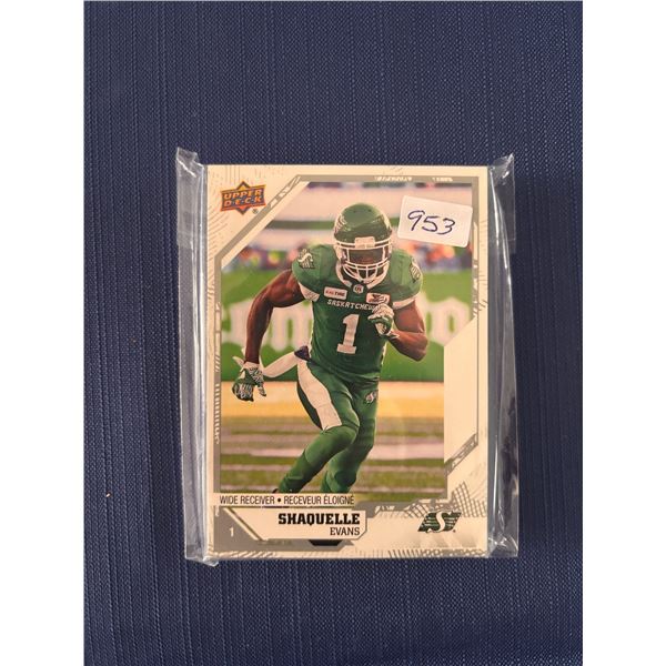 Saskatchewan Roughriders - Upper Deck Team Set