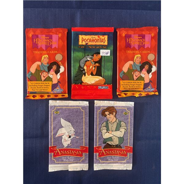 Comic Cards - 5 Unopened Packs