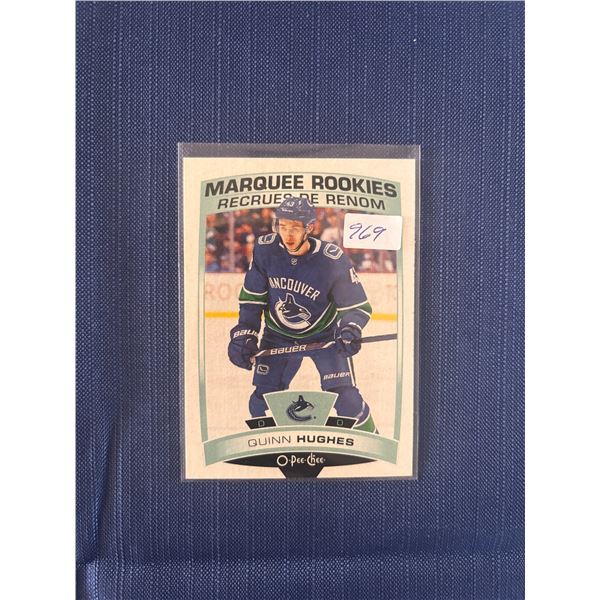 Quinn Hughes - Rookie Card