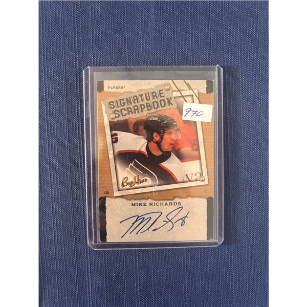 Mike Richards - Autographed Hockey Card