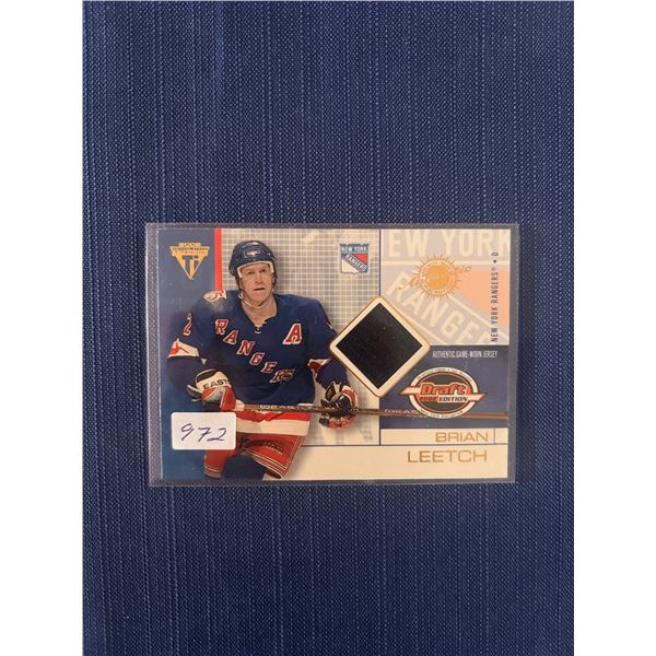 Brian Leetch - Jersey Card