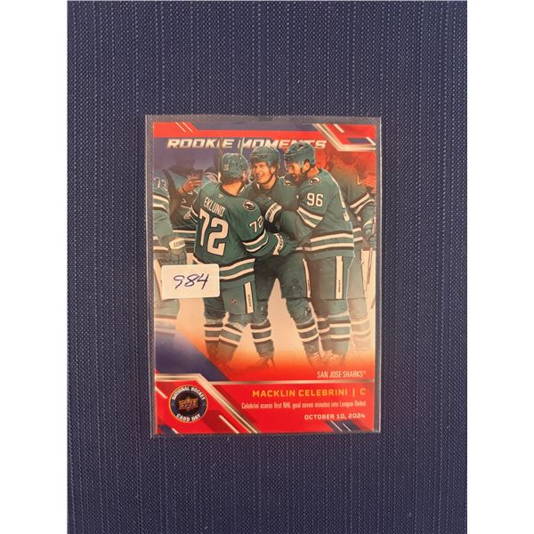 Macklin Celebrini - Rookie Card