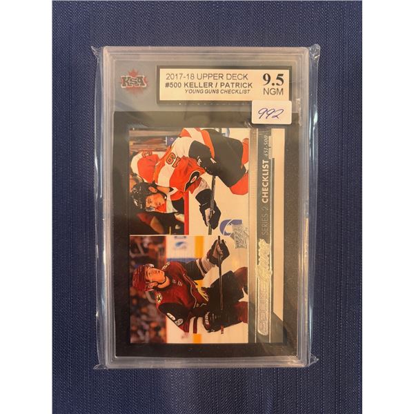 2017-18 Young Guns Checklist - Graded Near Gem Mint