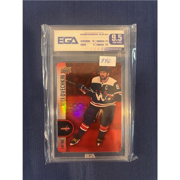Alexander Ovechkin - Red Die Cut Hockey Card - Graded Gem Mint